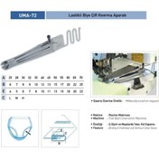 Resim ofisturka Uma lastikli Biye Çift Kıvırma Aparatı 35x10 / Uma-72 