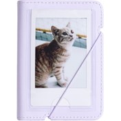 Resim Instax Mini Film Uyumlu 28'li Lila Albüm 