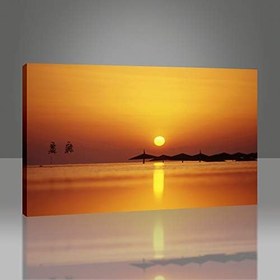 Resim Arty Tablo Gün Batımı Antalya Tablo Amz-Ala187-X 45X30 