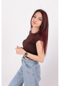Resim Busem S0015601 Kadın Bluz Acı Kahve 