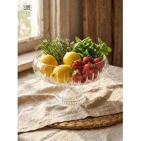 Resim Paşabahçe Elişçiliği Kristal Kesme Sunum Kasesi 