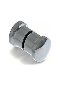 Resim 10 Mm Bir Çift Cam Kabin Kolu Krom Duşakabin Kolu Abs Üzeri Krom Kaplama Gümüş 