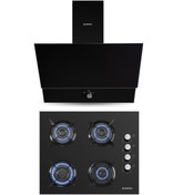 Resim KUMTEL Siyah 2 li set 