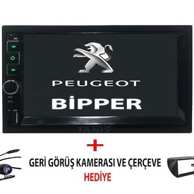 Resim Peugeot Bipper Multimedya Double Teyp Bt-Usb Dokunmatik Ekranlı 