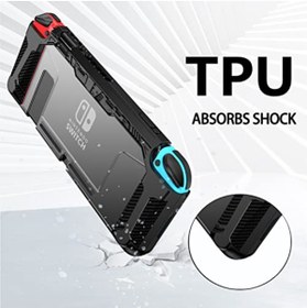 Resim Delixa PiMivco Switch 2017 için Yerleştirilebilir Kılıf, Switch ve -Con Kumandası ile Uyumlu Koruyucu Kılıf 