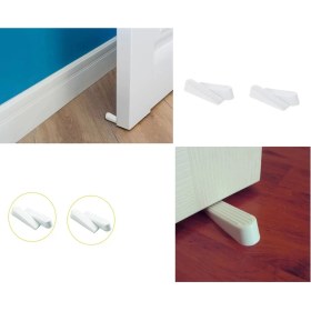 Resim Çerçici Kapı Stoperi - Kapı Altı Stoperi - Beyaz 8 Adet 