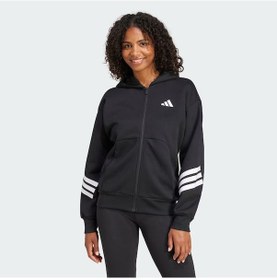 Resim Adidas Future Icons 3-stripes Full-zip Kadın Sweatshirt C-adıje0171b30a00 Siyah 
