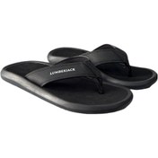 Resim Lumberjack Saınza Havuz Sahil Plaj Parmak Arası Erkek Terlik Siyah 