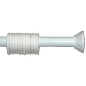 Resim Zethome Banyo Perdesi Seti Mavi 110x200 Duş Perdesi , 90x130 Banyo Perde Borusu Beyaz Askı Aparatı Hediyeli 