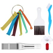 Resim Maiyame Klima Temizleme Ve Onarım Seti: 5 Parça Kombinasyon, Farklı Boyutlarda Fırça Ve Tarak İçerir, Verimliliği Artırır 