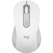 Resim M650 L Signature Sol El için Kablosuz Tam Boyutlu Beyaz Mouse Logitech