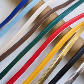 Resim PU Yapay Deri Yüksek Kalite Kenar Bağlama, DIY El Sanatları İçin Deri Aksesuarlar – Pürüzsüz Dokulu Kıyafetler, Çantalar, Kanepe, Yastıklar ve Ayakkabılar için 