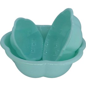 Resim viv-ox 3'lü Badya Seti Leğen Seti 1lt,2lt,3.5lt Ölçüleri 30cmx10cm-26cmx8cm-21cmx6cm 