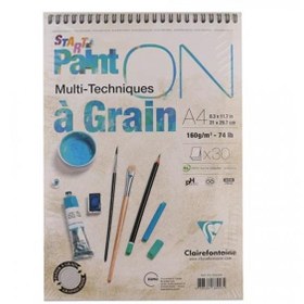 Resim Claırefontaıne Resim Defteri Paınt-On A Graın Start Çizim Blok 30 YP A4 160 GR PD966418 