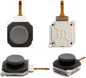 Resim Nintendo 2DS/3DS/3DS XL Analog Başparmak Çubuğu Joystick için 3D Joystick Yedeği, Daire Ped Kapağı ile 
