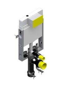 Resim Bocchi Gömme Rezervuar Tuğla Duvar İçi Metal Ayaklı 8000-1000 Galvaniz 