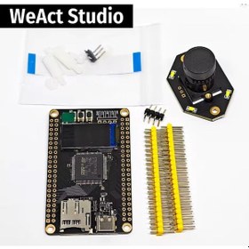 Resim Weact Studio Stm32h750vbt6 Geliştirme Kartı Kit - 0.96" St7735 Tft Lcd, Ov7725 Kamera Modülü, 8mb Qspı Flash, 8mb Spı Fl 