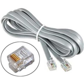 Resim Rj12 6 Lı Santral Telefon Kablosu 7 Metre 