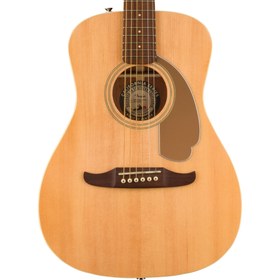 Resim Fender Malibu Player Elektro Akustik Gitar - Natural / Walnut 
