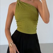 Resim Kadınlar için Asimetrik Tek Omuzlu Şık Kolsuz Üst - Kalın Askılı Yazlık Moda Yelek, Düz Siyah, Elde Yıkama/Kuru Temizleme, Günlükten Resmiye Çeşitli Kullanım, Şık Giysi, Zarif Dikişler, Trend Bluz, Modaya Uygun Kıyafetler 