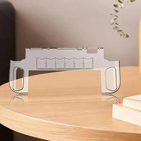 Resim LYEAA Transparent Protective Case for Switch 2 PC Shell with 6 Game Card Slots Anti-scratch Shockproof Cover 