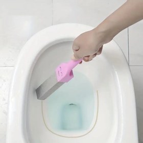 Resim Pomza Taş Tuvalet Temizleyici - Ergonomik Sap, Banyo & Havuz Lekeleri için Mükemmel, Elektrik Gerektirmez, Temel Ev Temizlik Aracı 