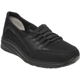 Resim Forelli 30114-G Siyah Kadın Comfort Spor Ayakkabı Siyah 