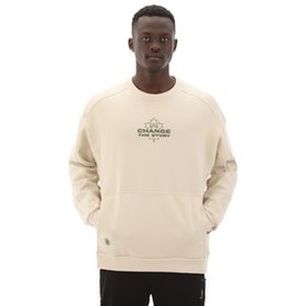 Resim Lumberjack 4W Ml Fılaz 16Afw-89 Erkek Sweatshirt Krem 
