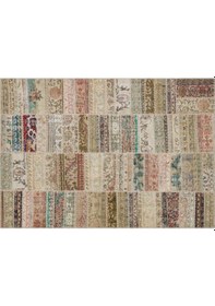 Resim Doğal Ve Sıcak Atmosfer Yaratan Patchwork Halı 230x160 Cm 6338 