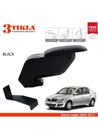 Resim Dacia Logan 2004-2012 Delmesiz Çelik Ayaklı Siyah Kolçak Kol Dayama 