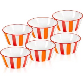 Resim The Mia Joy Sosluk Çerezlik 6lı Set Kırmızı 10 cm 