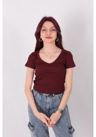 Resim Busem S0016727 Kadın Bluz Bordo 