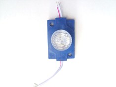 Resim MODÜL LED TEKLİ LENSLİ DİK AÇI 2W MAVİ -5 Adet 