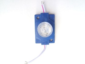 Resim MODÜL LED TEKLİ LENSLİ DİK AÇI 2W MAVİ -5 Adet 