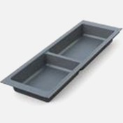Resim Adilon Kaşıklık 157 mm Çift Bölme Antrasit 