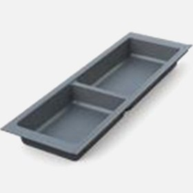 Resim Adilon Kaşıklık 157 mm Çift Bölme Antrasit 