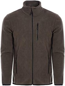 Resim Ghassy Co. Erkek Pro Rüzgar Geçirmez 5 Cepli Outdoor Tam Fermuarlı Polar Ceket 