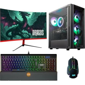 Resim Dragos DRX3808 Ryzen 5 5600 32GB Ram 512GB M.2 Nvme SSD 8gb RTX3070 27'' Curved Freedos Oyuncu Bilgisayarı 