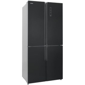 Resim Silverline R12051b01 A+ 482 Lt No-frost Gardırop Buzdolabı - Siyah Cam 