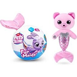 Resim Pets Alive Furmaids Işıklı ve Sesli Peluş Pembe 