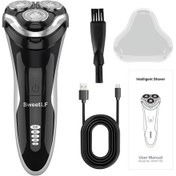 Resim Springsun Erkekler İçin Kablosuz Taşınabilir Elektrikli Tıraş Makinesi - Kuru/ıslak, Ipx7 Su Geçirmez 
