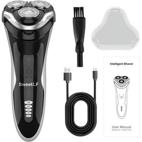 Resim Springsun Erkekler İçin Kablosuz Taşınabilir Elektrikli Tıraş Makinesi - Kuru/ıslak, Ipx7 Su Geçirmez 