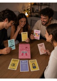 Resim İngilizce Yazılı Eğlenceli Parti Kart Oyunu Hangover Mini Couples & Friends Party Game 1 Adet 