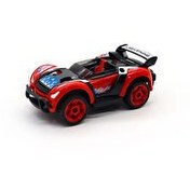 Resim Die Cast Yarış Arabası Kırmızı Siyah 