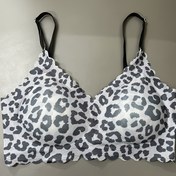 Resim Kadınların Seksi Push-Up Sütyeni - Teli/Çelik Bant Yok, Dikişsiz Kaymaz Kupalar, Anti-Sarıl Destek, Günlük ve Özel Durum İç Çamaşırı - Kadınlar için Seksi Leopar Desenli İç Çamaşırı, Çok Yönlü İç Giyim, Şık Siluet, Rahat Uygunluk, Destekleyici İç Giyim, Moda Bilincli Kadınlar 