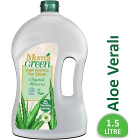 Resim Mom's Green Doğal Sertifikalı Aloe Veralı Sıvı Sabun 1500 ML 
