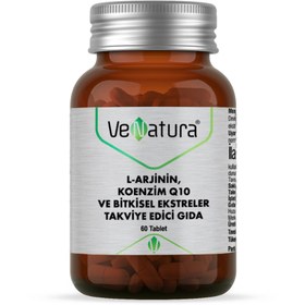Resim VENATURA L-arjinin, Koenzim Q10 ve Bitkisel Ekstreler 60 Tablet 