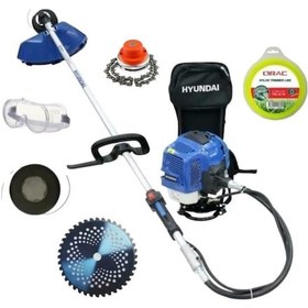 Resim Hyundai HYX55S 2.3 Hp Benzinli Sırt Tırpan + Aksesuar Seti 