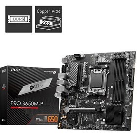 Resim MSI Pro B650M-P AMD B650 AM5 DDR5 mATX Anakart MSI