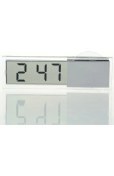 Resim Xiaxiaoer Araba Elektronik Saat Mini Dayanıklı Şeffaf LCD Ekran Dijital (Yurt Dışından) 